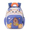 Schoolbag new first grade cartoon children's schoolbag cute cartoon capybara backpack bag lightweight primary school sports backpack