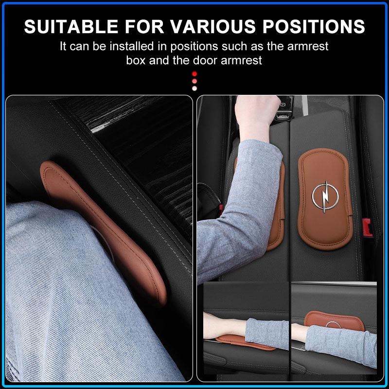 1Pcs Car Interior Leg Knee Rest Pads Leather Cushion Car Styling For Opel Astra H G J Insignia Mokka Zafira Corsa Vectra B C D