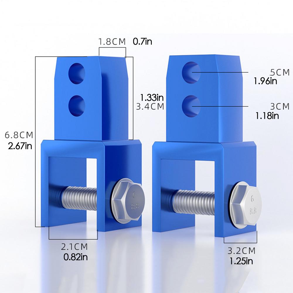 2 Stück Stoßdämpfer-Verlängerungen Höhenerweiterung Dämpfer-Riser-Adapter Mit Schraube Aluminiumlegierung Motorrad Stoßdämpfer-Riser-Halterungen