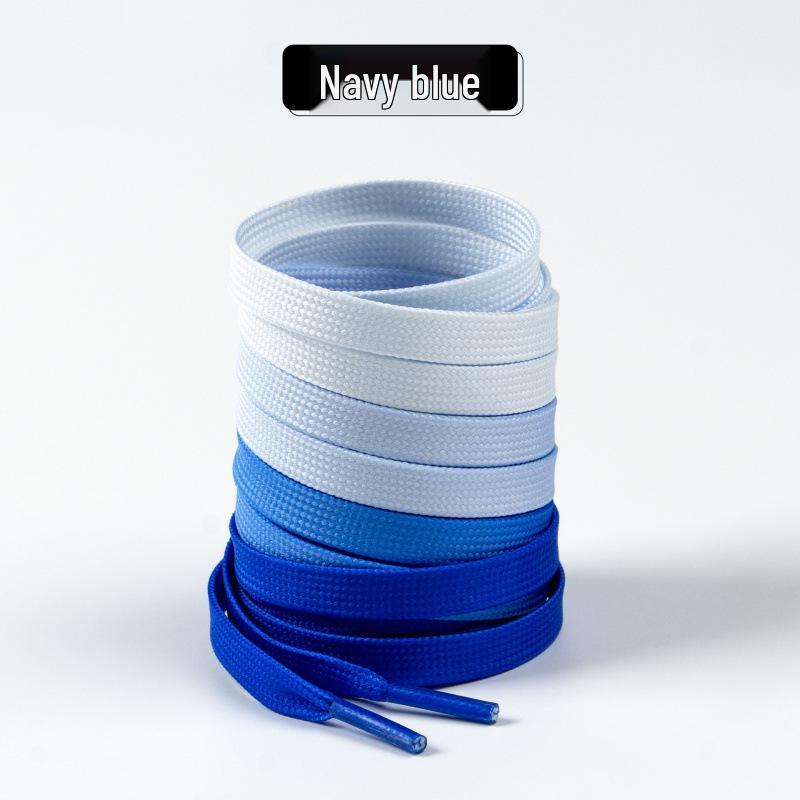 Colorful Gradient Shoelaces for Air Force 1, Skate, and White Casual Shoes (1 Pair)
