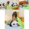 Adorable Panda Plush Toy Blanket And Pillow Soft Comfortable Gift For Friends