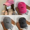 Stylish Adjustable Pink Baseball Cap For Women With Soft Top Perfect For Spring And Summer