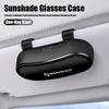 Car Sun Visor Glasses Case Anti-Scratch Storage Box For Renault Megane 3 2 4 Clio4 5 Captur Trafic Scenic2 Austral Kangoo Arkana D111