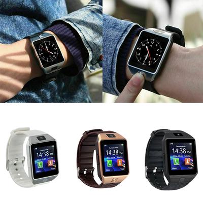 Relógio Inteligente Bluetooth Tela de Toque Com Câmera Multilíngue Relógio de Pulso Cartão SIM Smartwatch Para Celular IOS Android