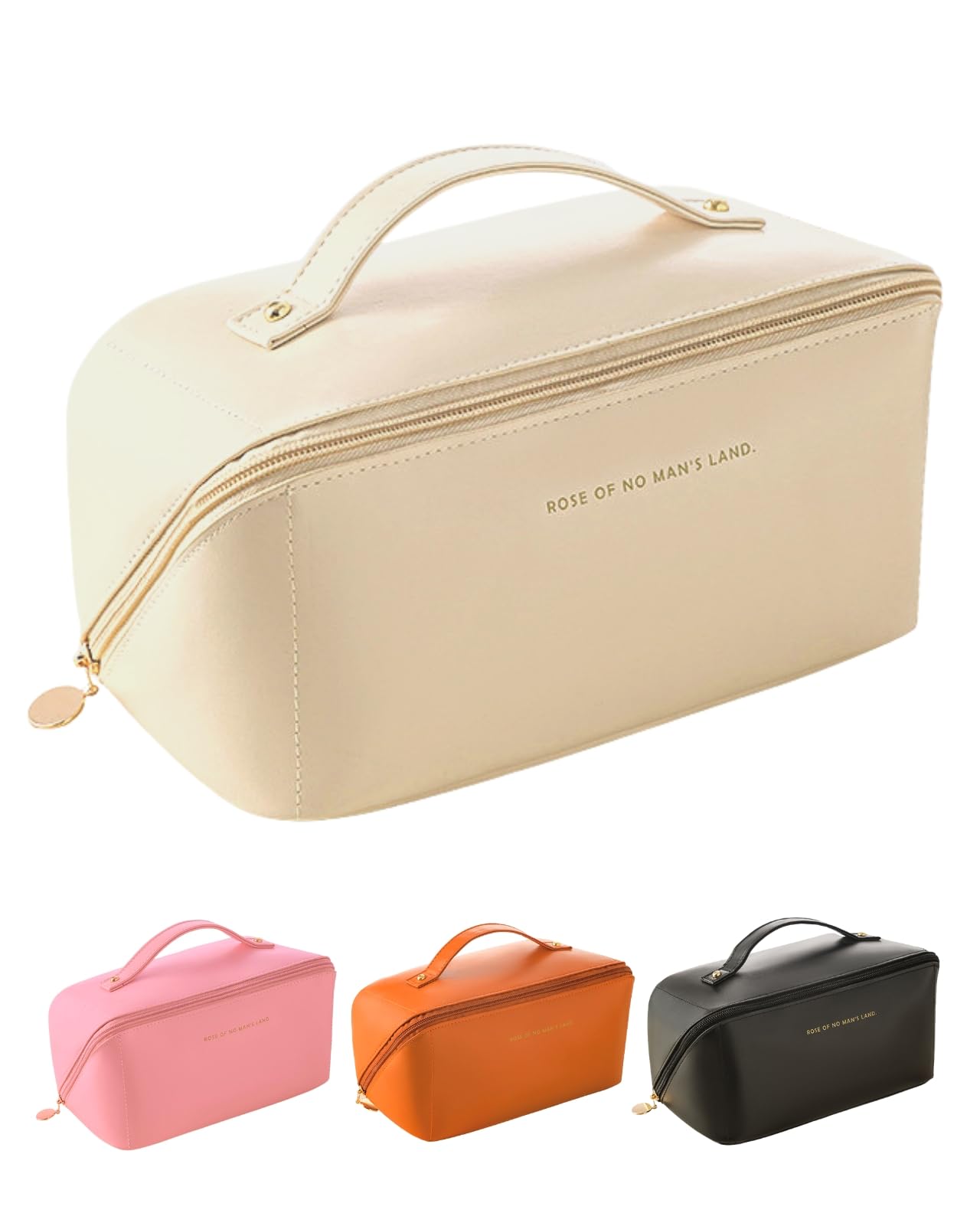 

SINNMAO Makeup Cosmetic Storage Large Cute and Day Travel Makeup Pouch Pouch, Bag, Capacity, Portable, Lightweight, Waterproof, Stylish, Mother s белый