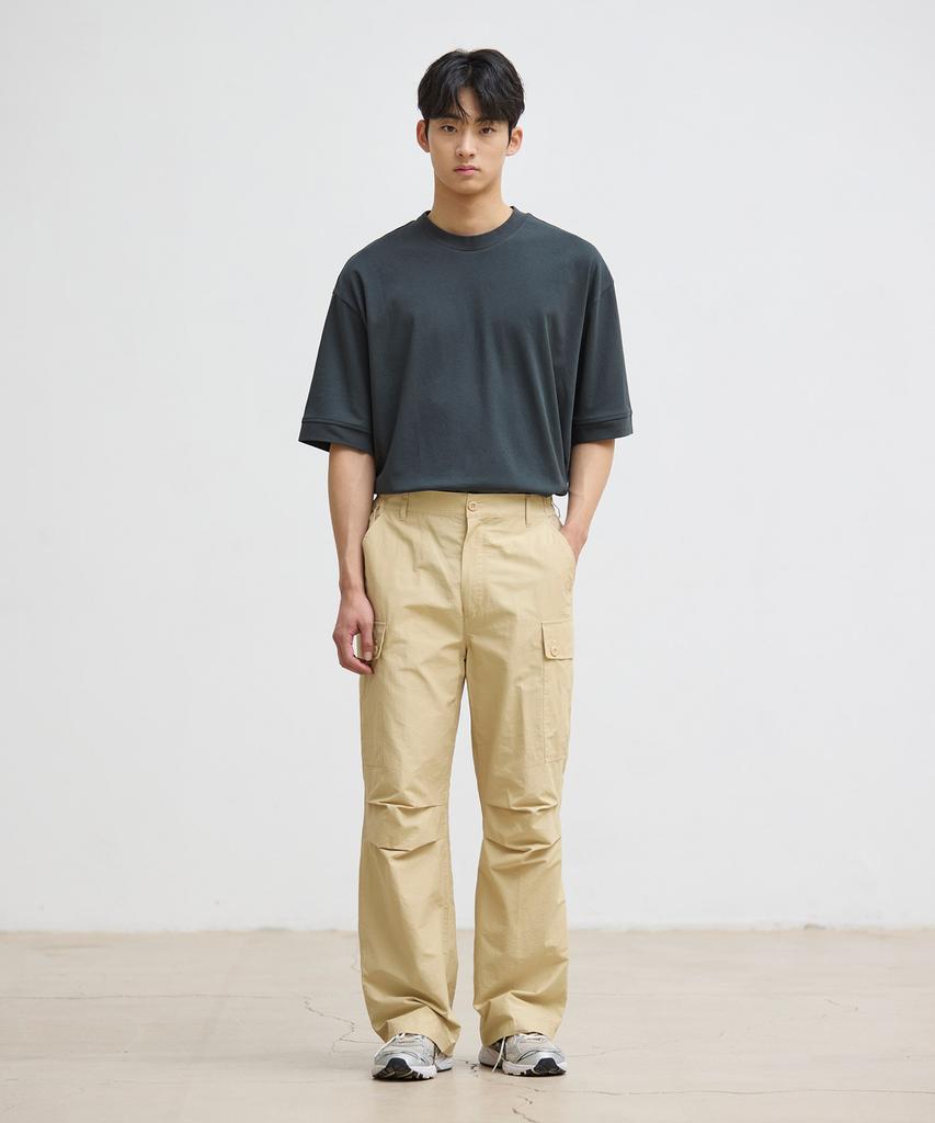STCO Diems Ripstop Cargo Pants_Beige (Wide Fit)_Dpavb64Csd