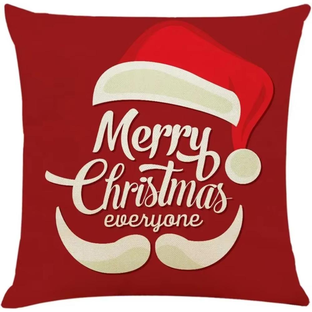 Throw Pillow Covers Christmas Decorative Couch Pillow Cases  Square Cushion Covers for Sofa Couch Bed Car