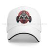 BERRETTO DA BASEBALL LOGO CUNARD CRUISE LINE NERO CON CORONA DORATA E TESTO ROSSO DESIGN CLASSICO PER Unisex E DONNE