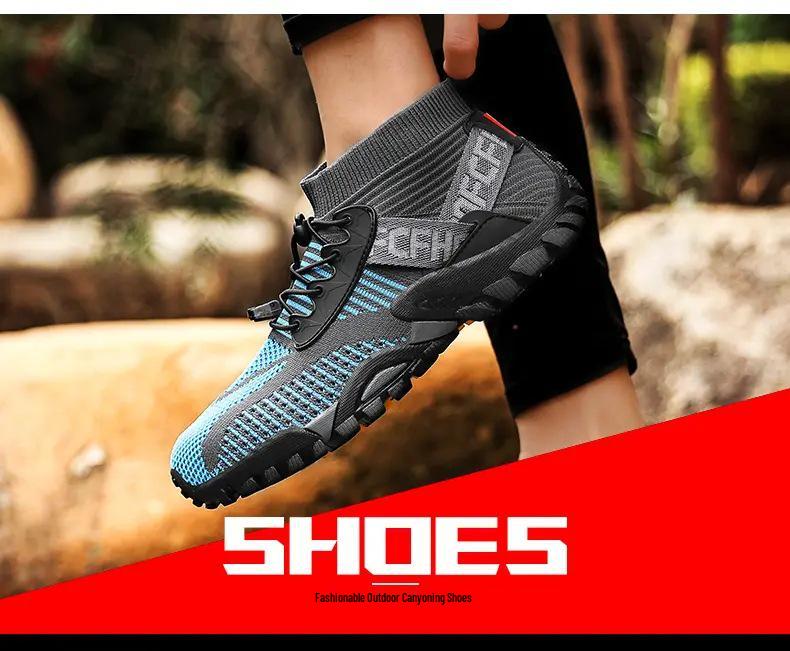 Men's Summer Flyknit Slip-on Mesh Casual Sports Shoes