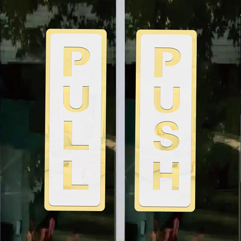 3D Embossed Self-Adhesive Acrylic Door Sign for Offices, Departments, or Toilets