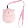 Mini elektrische ventilator, draagbare nekventilator met 3 snelheden, USB-opladen, voor de zomer, doe-het-zelf accessoires