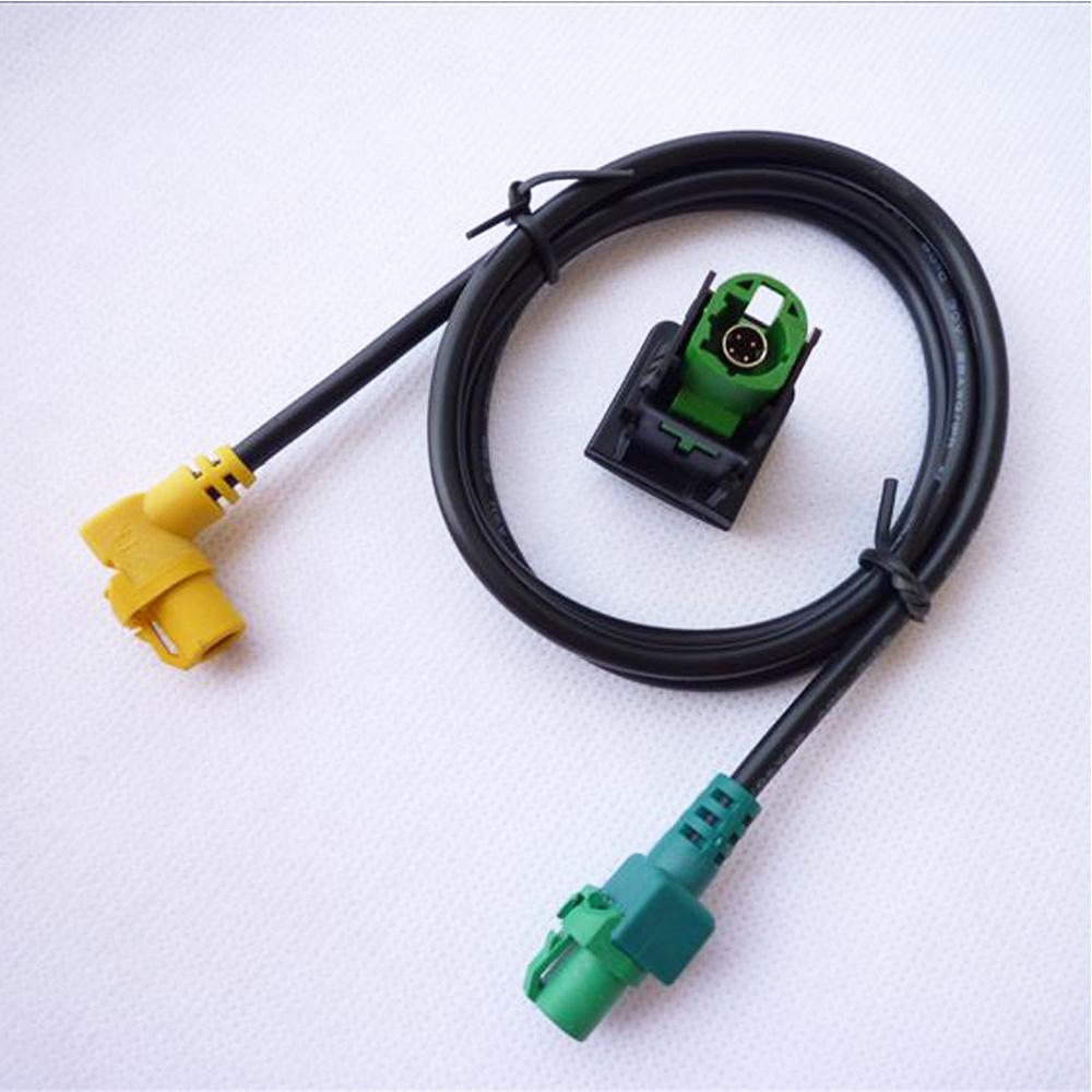 USB Adapter Switch Button Wiring Harness For Vw Passat B6 B7 CC Golf 6 Jetta 5 Mk5 6 Mk6 Tiguan Polo RCD510 RNS315 5KD035726A
