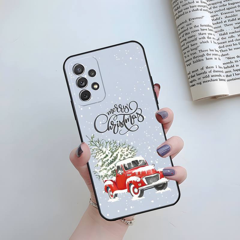 Christmas Gift Santa Claus Phone Case Funda For Samsung S20 Lite S22 S30 Ultra S21 Fe S9 S10 E Plus Shockproof Back Cover