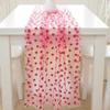 Polyester Wedding Table Runner Tulle Fabric Gauze Tablecloth Strawberry Mesh Table Runner Party