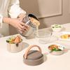 Meichu 1.4L 304 Stainless Steel Double-Layer Insulated Lunch Box