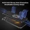 For Honor 200 100 Pro Rock Sand Ice Magnetic Heat Dissipation Matte Anti-fingerprint PC Case Breathable Cooling Anti-slip Cover Shell