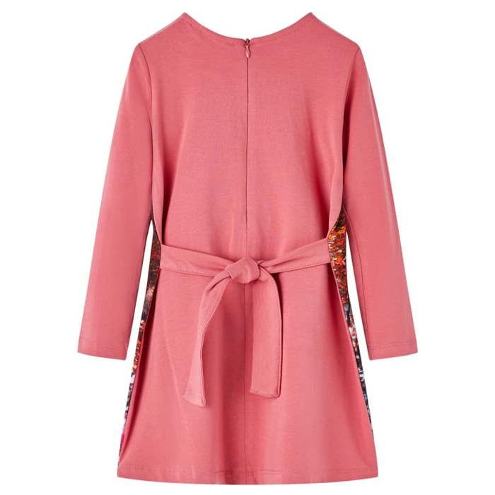Robe pour enfants à manches longues vieux rose 92/104/116/128/140