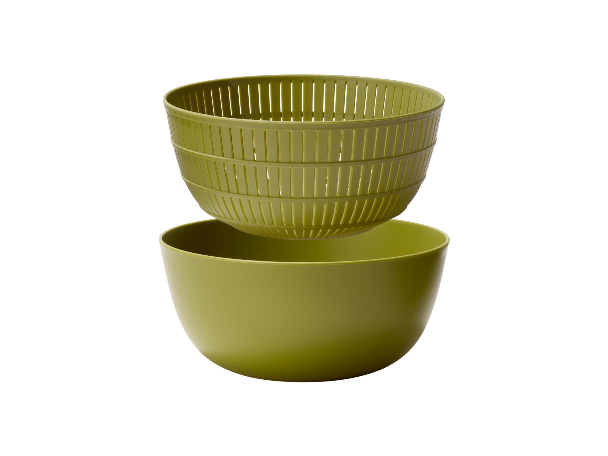 

Colander Microwave Can Also Be Used to Rinse Colander and x x Made in Drains and is Like-it & Bowl, Safe, Rice, Bowl 22.7cm 10.4cm (H), Bowl 23.7cm зелёный
