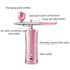 Portable Airbrush Kit Wireless Air Brush With Compressor Electrical Handheld Spray Gun Coloring Tattoo Graffiti Graphic Model