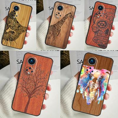 Natural Bamboo Wood Pattern Print Case For Honor X9b X8b X8 X9 X6a X7a X8a X9a Honor Magic 6 5 Pro 50 70 90 Lite Back Cover