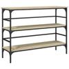 VidaXL Table console chêne sonoma 100x32x75 cm bois d'ingénierie 839049