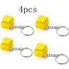 Toys **Mini Cheese KeyChain Keyboard Stress Relief Fidget Button Cheese Keycap Fidget Clicker Keyboard Keychain Pendant Finger