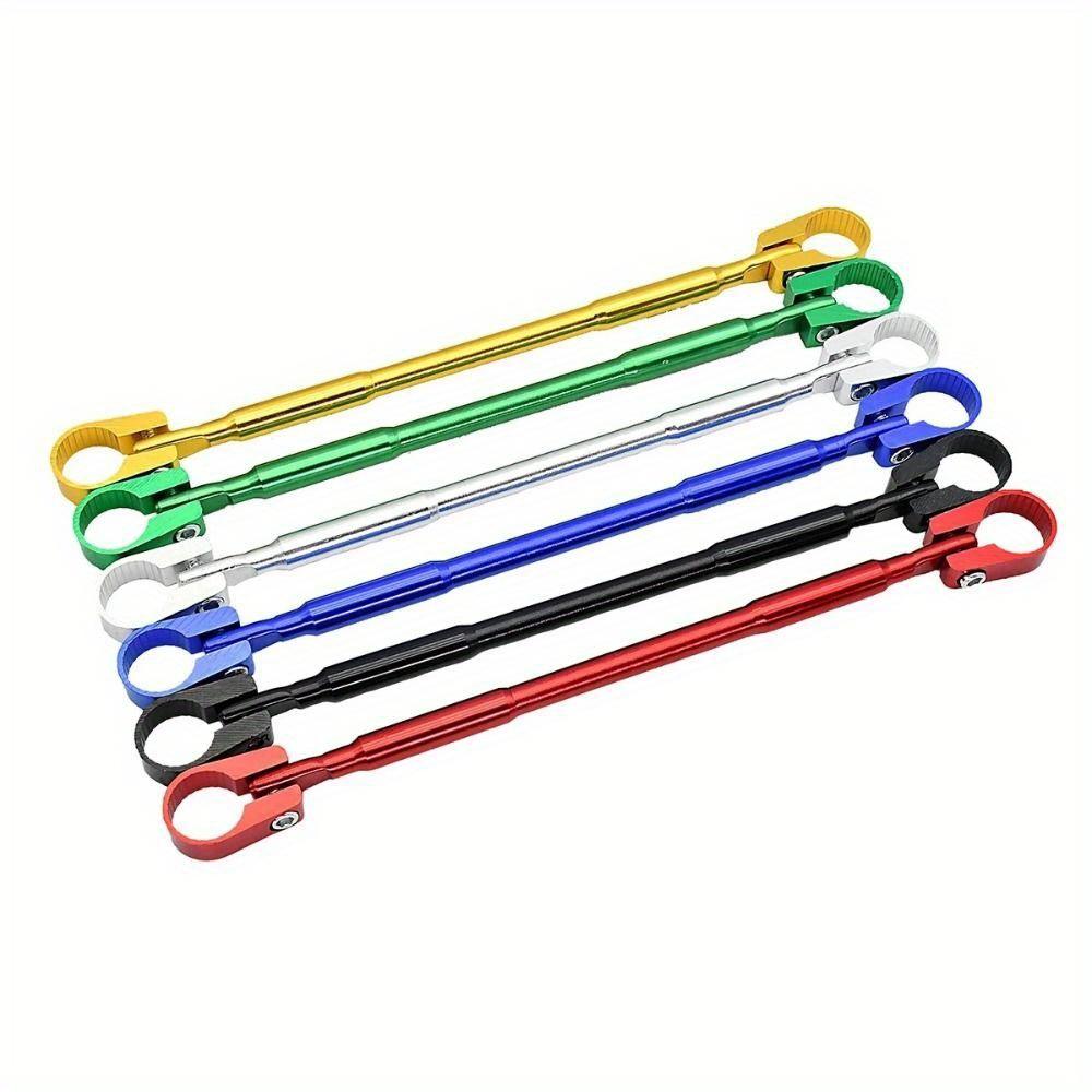 1pc Motorcycle Modified Motorcycle Handlebar Brace Crossbar Universal Strengthen Aluminum Alloy Balance Beam Cross Durable Handlebar Frame Handle