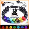 Chakra Bracelet Healing Crystals Yoga Stone Beads Bracelets Meditation Relax Anxiety Bangle for Womens Mens
