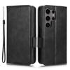 For Samsung Galaxy S24 Ultra Case Imprinted Triangle Leather Wallet Shockproof Cover with Stand