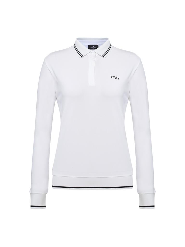 WIDEANGLE To Essential Polo Shirt L_White