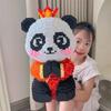 Giant Panda Building Blocks Cute Little Panda Small Particle Children's Puzzle Assembly Toys Birthday Gift Ornament