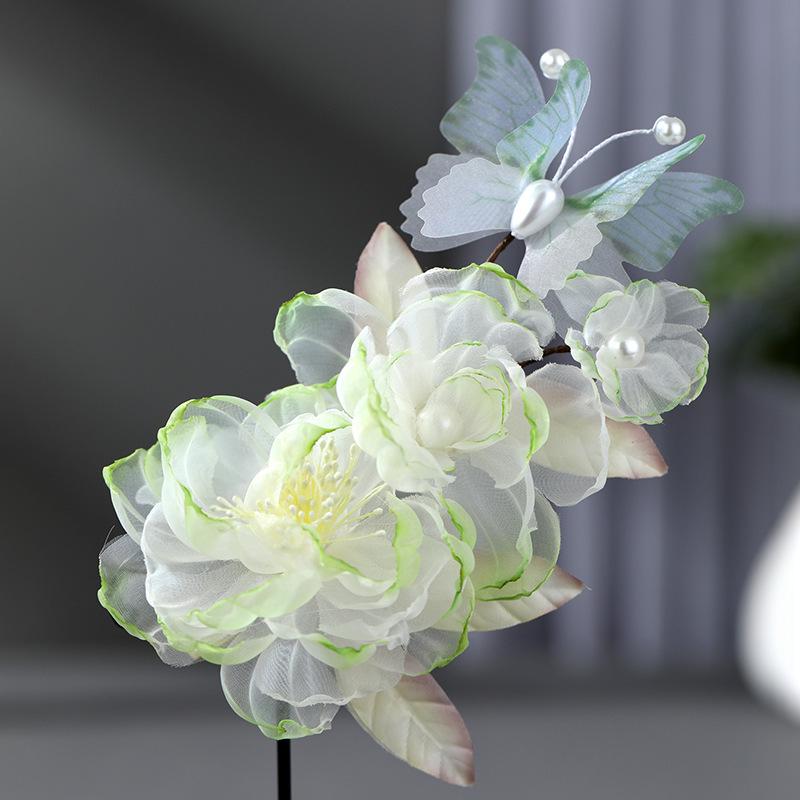 Women's Hanfu Headdress Hair Clip – Ancient Style Floral Accessory for Classical Dance