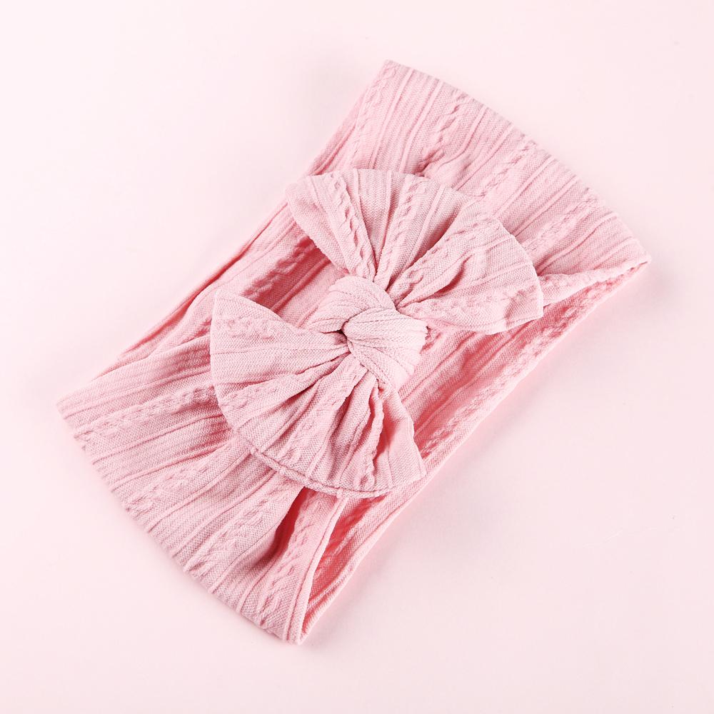 1 Pezzo Fascia per Testa Neonato per Bambine Lavorata a Maglia Elastica Turbante per Bambini Fiocchi per Bambini Morbido Nylon Cappelli per Bambini Accessori per Capelli 32 Colori