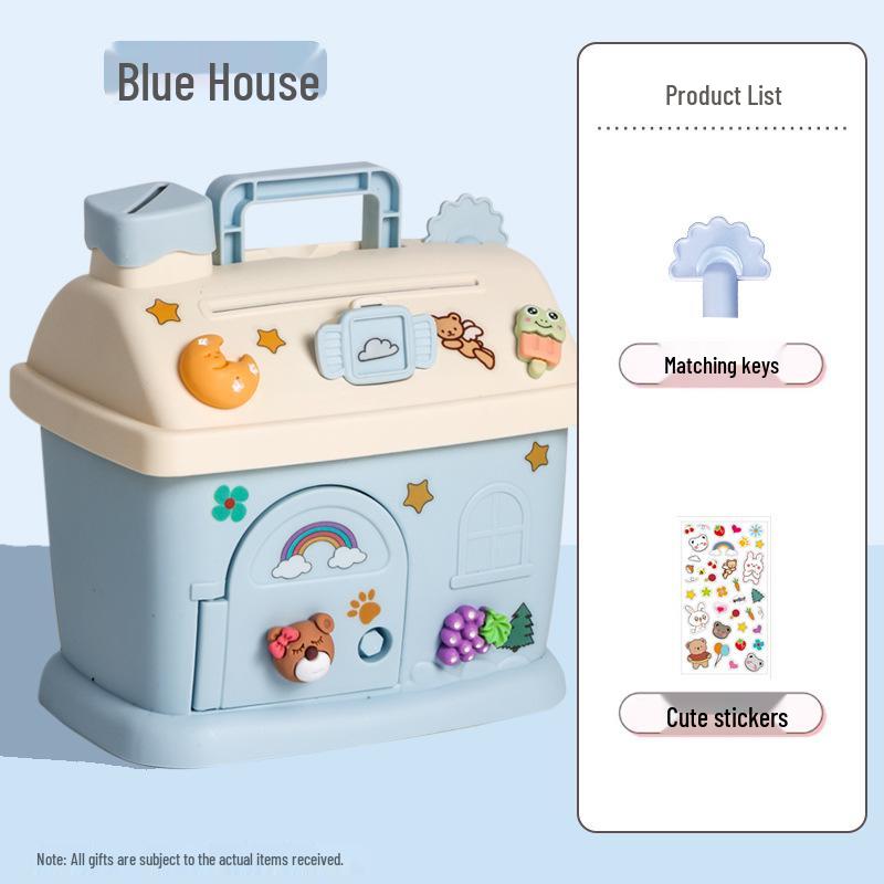 Mushroom House Money Box: DIY Savings for Kids, Boys & Girls Gift