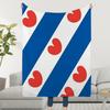 Nation Netherlands Friesland Province Blanket Throw Super Cosy Plush Living Room Sofa Couch Childish Birthday Gifts
