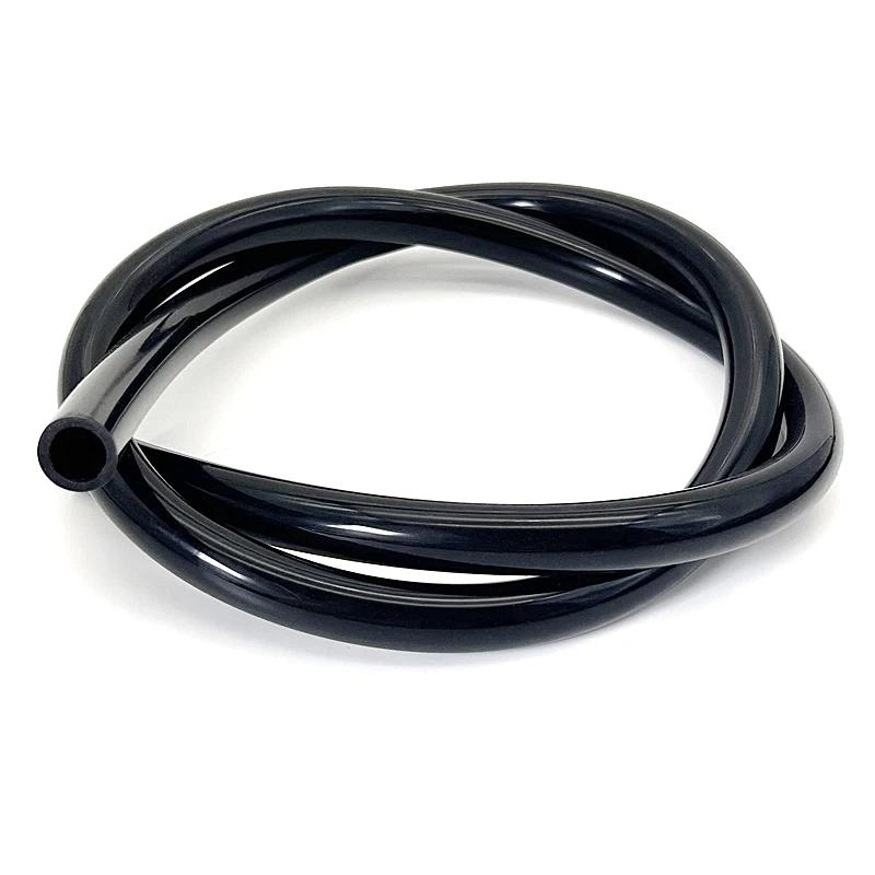 

ID 2mm-10mm Food-Grade Black Silicone Tube Flexible Heat-Resistant Hose Non-Toxic for Kitchen Beverage & Food Fluid Transfer 1M чорний