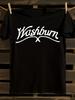 Washburn Gitarre Schwarzes T-Shirt Herren T-Shirt Damen T-Shirts mit Buchstabenprint Kurzarm T-Shirt Lässiges Street T-Shirt Oberteil