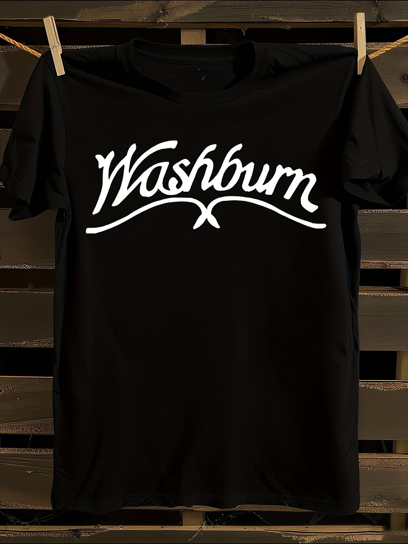 Washburn Guitar Black T-shirt S
