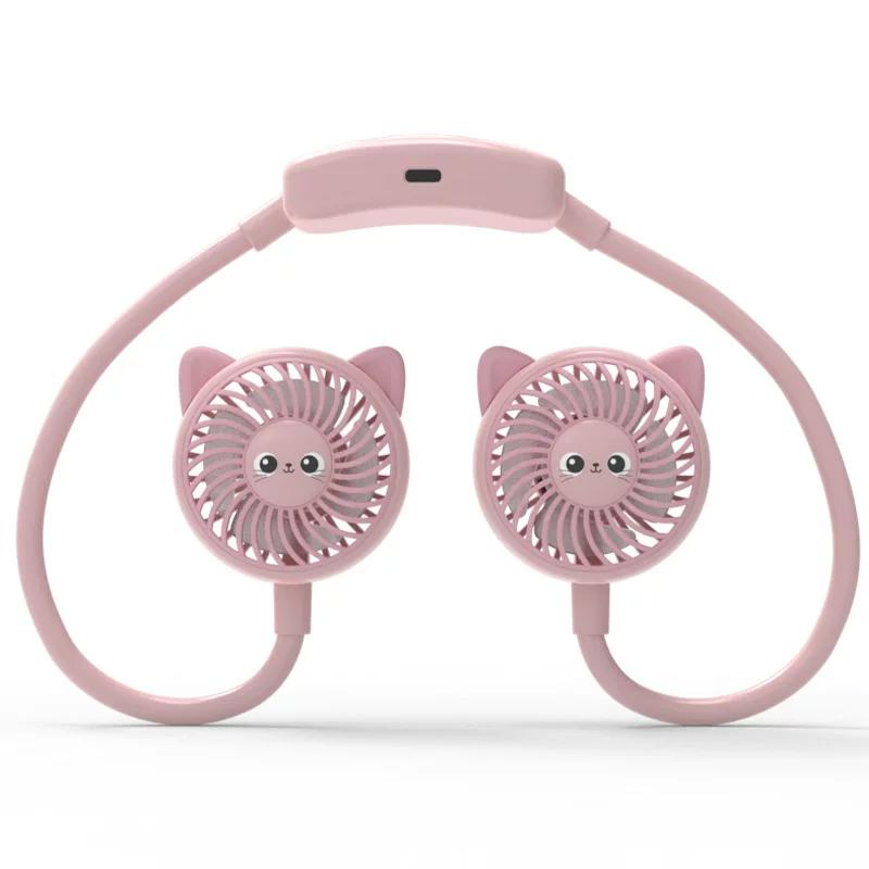 My Summer Companion! Electric Fan, Mini Fan, Portable Neck Fan for Summer, a Cooling Gadget
