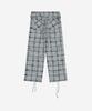 PROBLEMALLWAYS Rustic Check Shirt Pants Skyblue