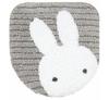Miffy Toilet Mat Includes Toilet Lid and Paper Holder Senko Prima Miffy Toilet Cover Set with Adhesive A Cute Character 4-Piece Set, Gray, 58x60cm,