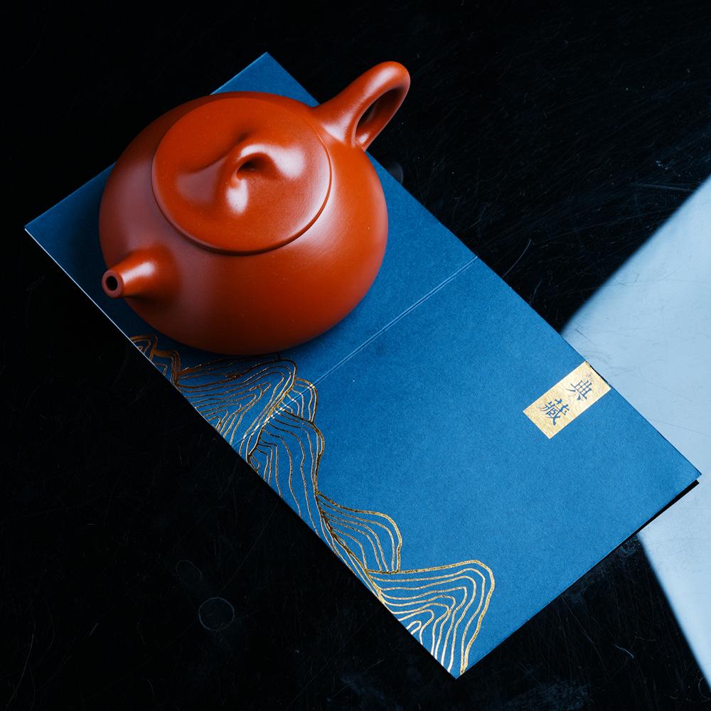 Jingzhou Yixing Zisha Clay Teapot Set: Handmade Big Red Stone Ladle Pot for Kung Fu Tea.