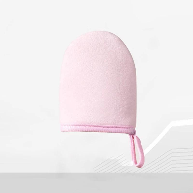 1Pcs Quickdry Flocking Glove Makeup Applicator Body Lotion Glove Self-Tanning Mitt Double-Sided Prevents Sticky Hands Applicator