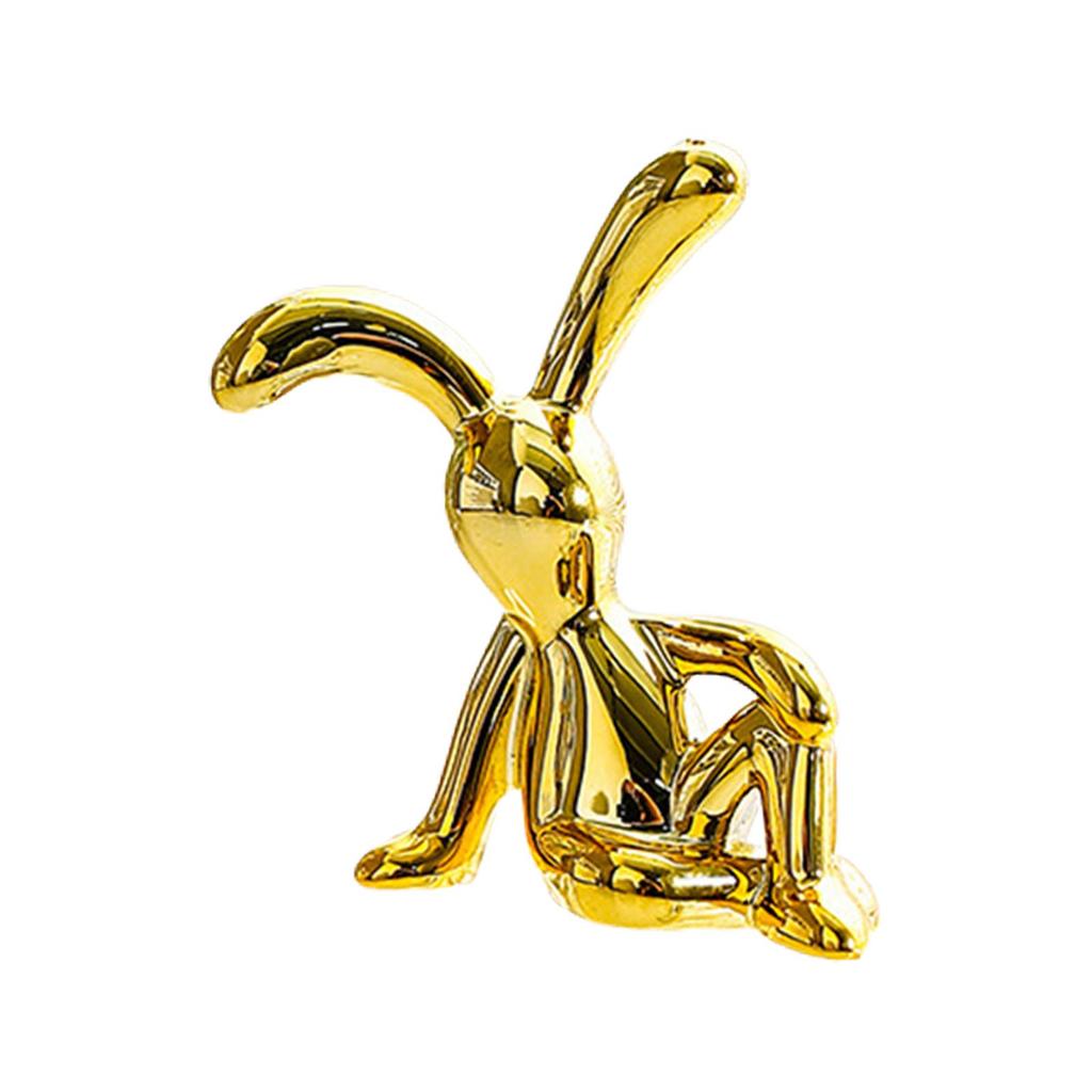 Figurine for Living Room Coffee Table, Mini Electroplated Girls