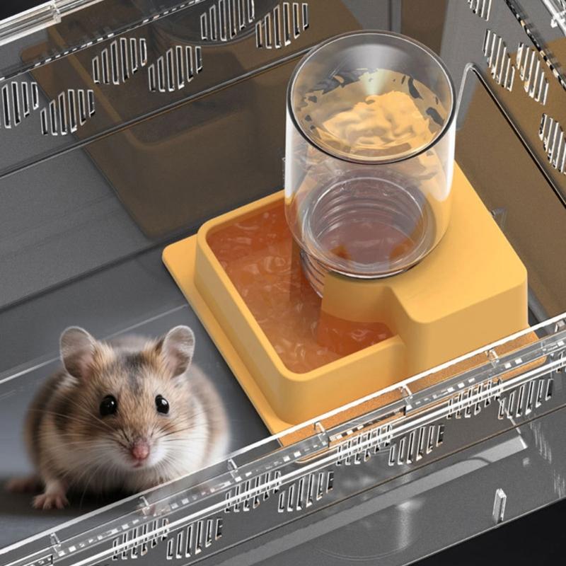 Multifunctional Transparent Reptiles Water Bowl Automatic Refill Function Reptiles Multi Level Design