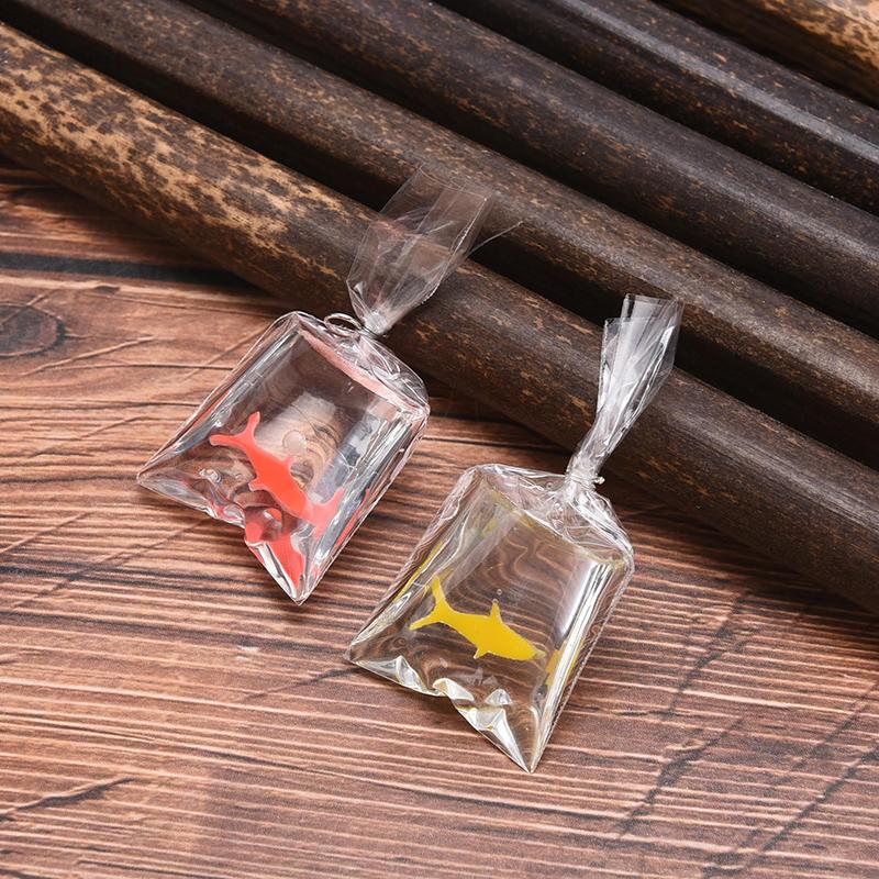 10Pcs Resin Transparent Goldfish Water Bag Charms Pendant DIY Jewelry Gift Cr HB 10Pcs Resin Transparent Goldfish Water Bag Charms Pendant DIY Jewelry Gift Cr HB