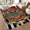 Haz-mat Skull And Axes Floor Mats for Living Room, Bedroom and Room Decoration Are Suitable for Gifts.