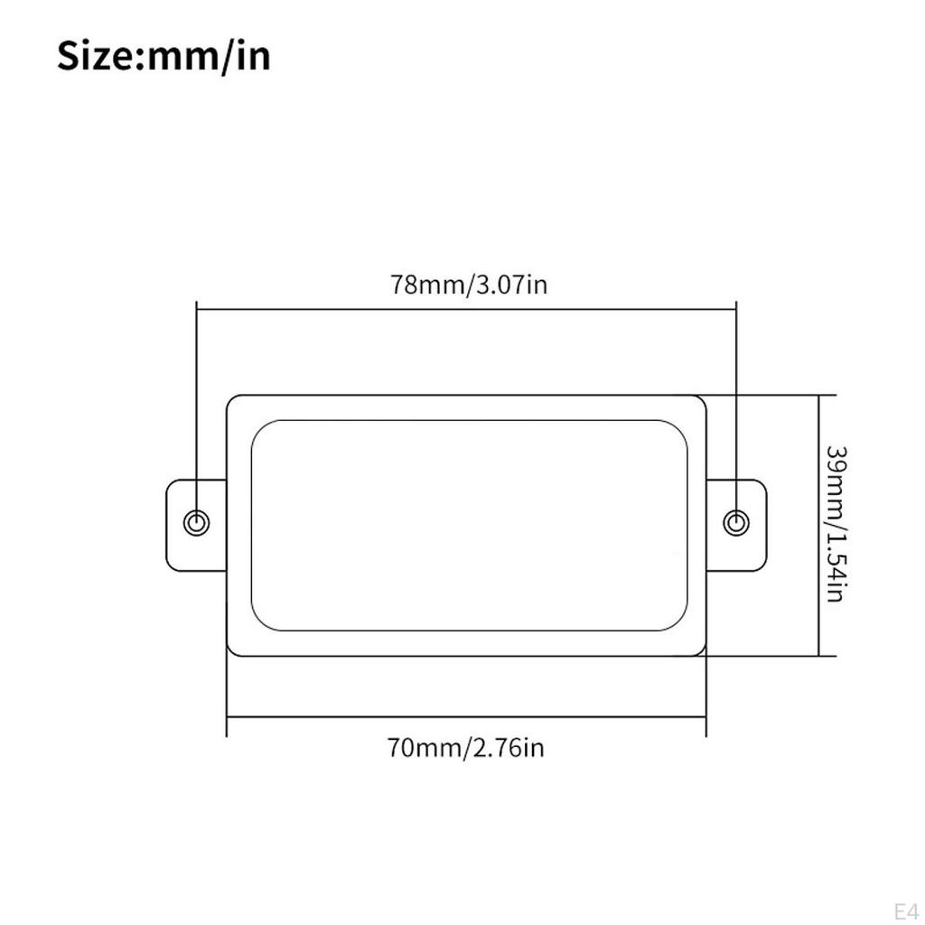 Electric Guitar Pickup Double Coil Accessory Easy To Install Professional Music Instrument Parts