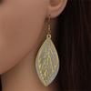 Punk  Big Leaf Shape Drop Earring Female Gold Color Plant Dangle Earrings for Women Punk Party Jewelry Gift 2025 E329