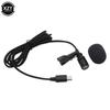 Mini USB Microphone Outdoor Sports DV Lavalier Mini USB External Microphone for GoPro Hero 3 3+ 4 Cameras Accessory 10pin 1.5m